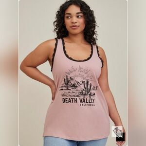 Torrid size 5 punk graphic tank Death Valley